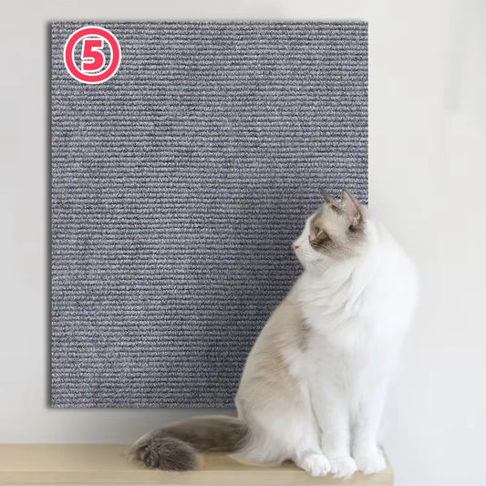 Self-Adhesive Cat Scratch Protection Mat for Sofas - Durable Climbing Frame and Scratching Board for Cats