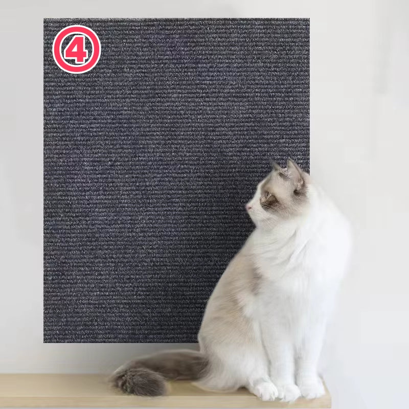 Self-Adhesive Cat Scratch Protection Mat for Sofas - Durable Climbing Frame and Scratching Board for Cats