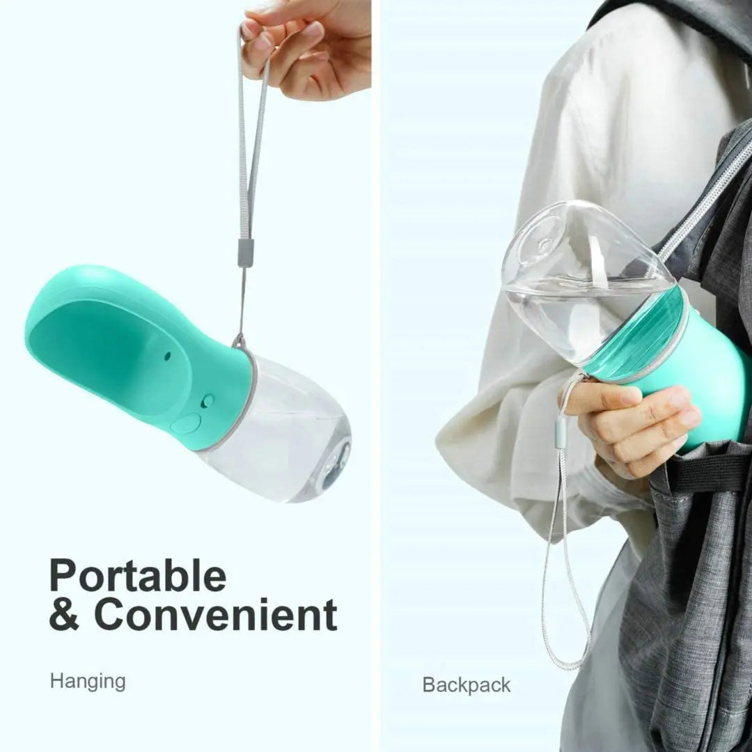 Portable Pet Water Bottle – Travel Drinking Dispenser for Dogs & Cats