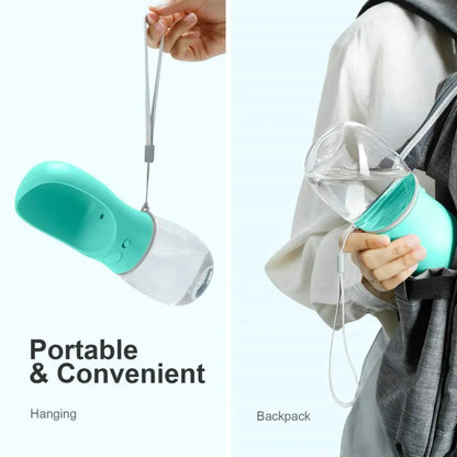 Portable Pet Water Bottle – Travel Drinking Dispenser for Dogs & Cats