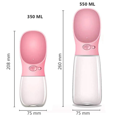 Portable Pet Water Bottle – Travel Drinking Dispenser for Dogs & Cats