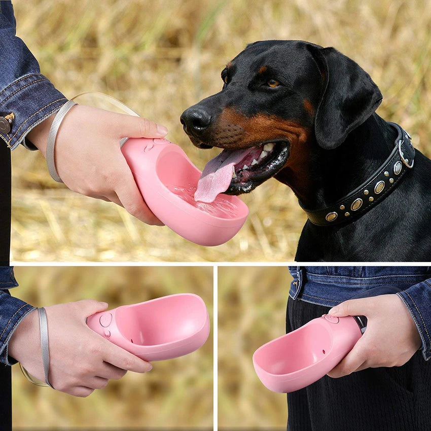 Portable Pet Water Bottle – Travel Drinking Dispenser for Dogs & Cats