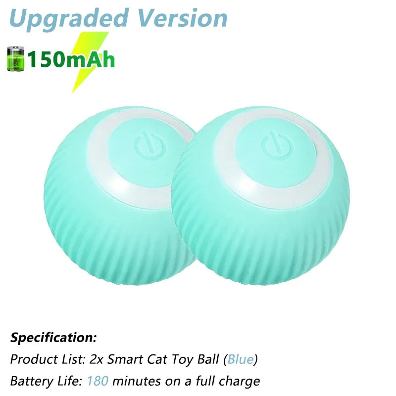 Interactive Electric Rolling Ball for Cats - Smart Rotating Toy and Game Accessory
