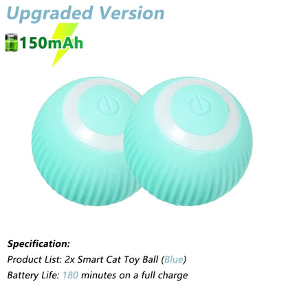 Interactive Electric Rolling Ball for Cats - Smart Rotating Toy and Game Accessory