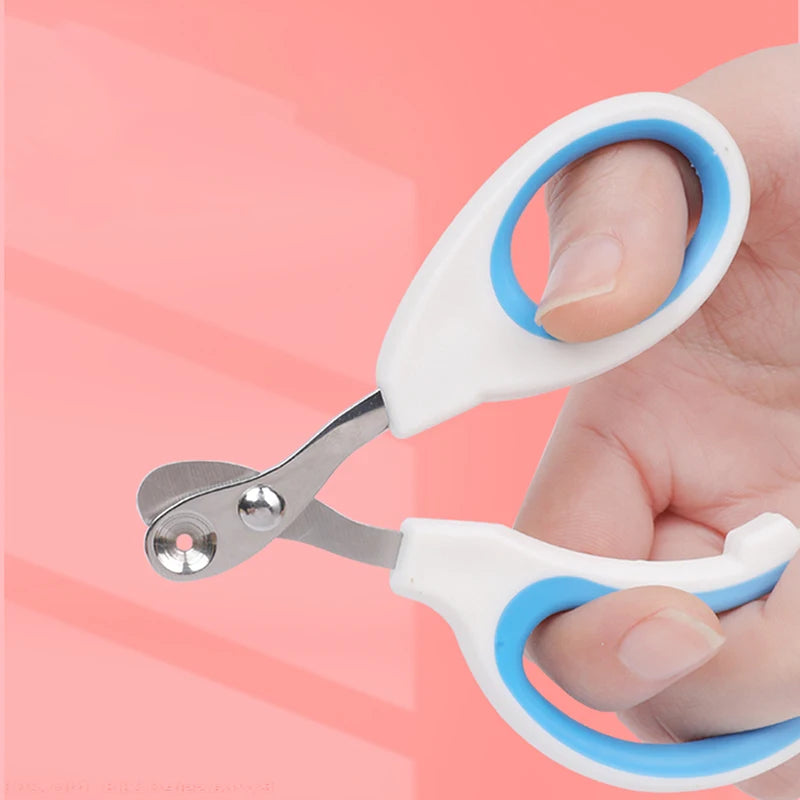 Pet Nail Clippers – Circular Safety Hole Trimmer for Cats & Small Dogs