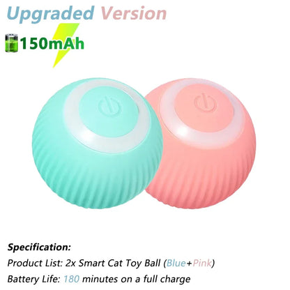 Interactive Electric Rolling Ball for Cats - Smart Rotating Toy and Game Accessory