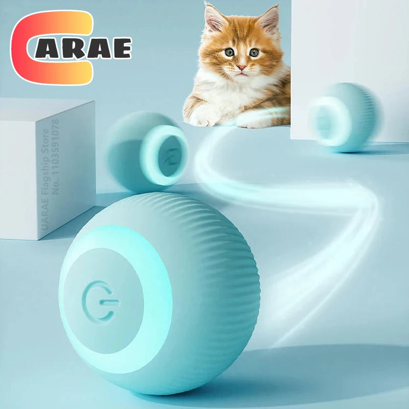 Interactive Electric Rolling Ball for Cats - Smart Rotating Toy and Game Accessory