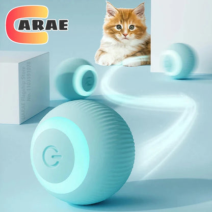 Interactive Electric Rolling Ball for Cats - Smart Rotating Toy and Game Accessory