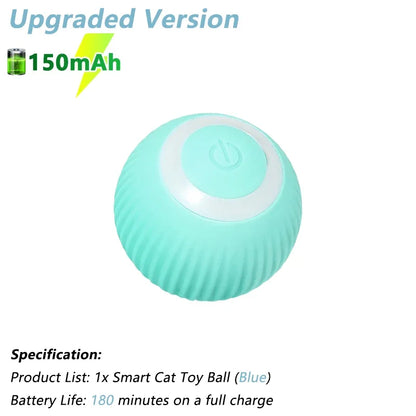 Interactive Electric Rolling Ball for Cats - Smart Rotating Toy and Game Accessory