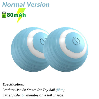 Interactive Electric Rolling Ball for Cats - Smart Rotating Toy and Game Accessory
