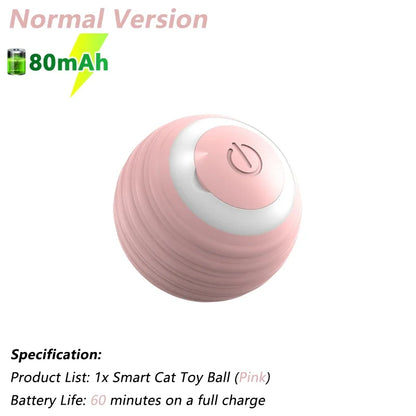 Interactive Electric Rolling Ball for Cats - Smart Rotating Toy and Game Accessory