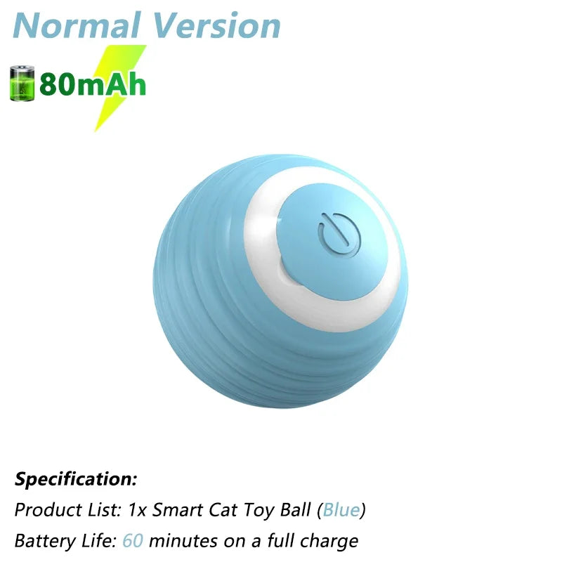 Interactive Electric Rolling Ball for Cats - Smart Rotating Toy and Game Accessory