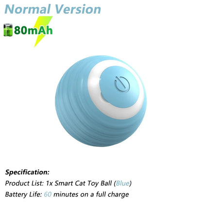 Interactive Electric Rolling Ball for Cats - Smart Rotating Toy and Game Accessory