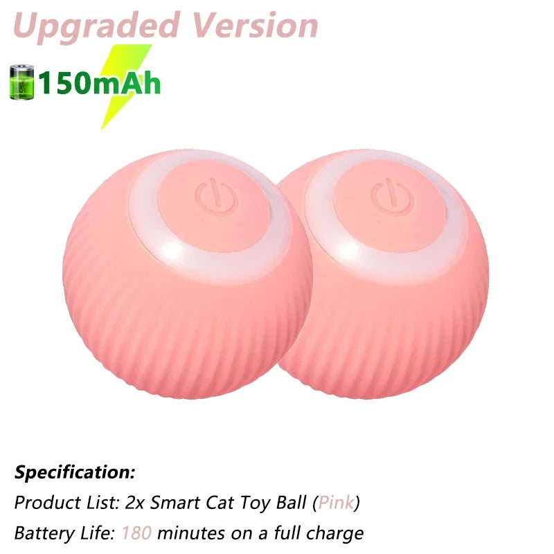 Interactive Electric Rolling Ball for Cats - Smart Rotating Toy and Game Accessory