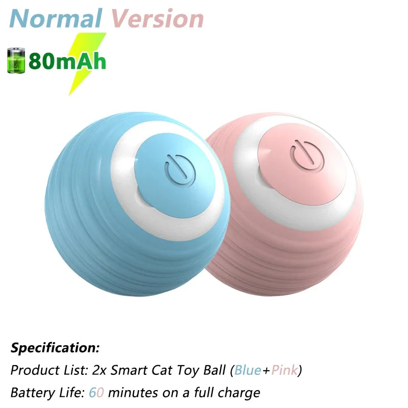 Interactive Electric Rolling Ball for Cats - Smart Rotating Toy and Game Accessory