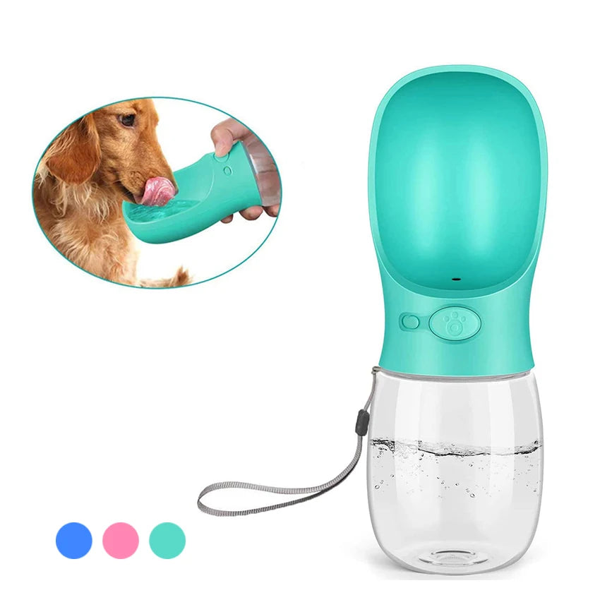 Portable Pet Water Bottle – Travel Drinking Dispenser for Dogs & Cats