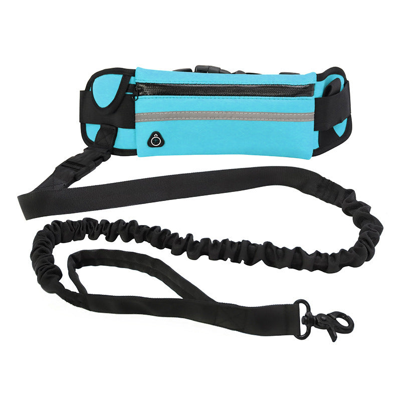 Hands-Free Dog Leash Belt – Shock-Absorbing Running Lead with Phone Pocket