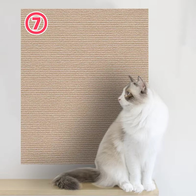 Self-Adhesive Cat Scratch Protection Mat for Sofas - Durable Climbing Frame and Scratching Board for Cats