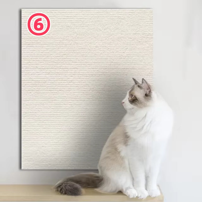 Self-Adhesive Cat Scratch Protection Mat for Sofas - Durable Climbing Frame and Scratching Board for Cats