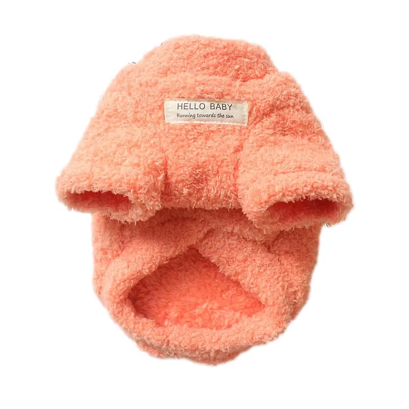 Plush Winter Dog Sweater - Warm and Soft Coat for Small to Medium Dogs and Cats, Ideal for Chihuahuas and Teddy Breeds