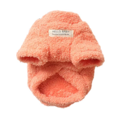 Plush Winter Dog Sweater - Warm and Soft Coat for Small to Medium Dogs and Cats, Ideal for Chihuahuas and Teddy Breeds