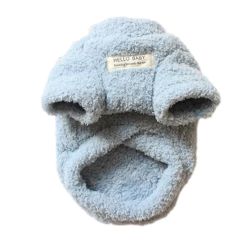 Plush Winter Dog Sweater - Warm and Soft Coat for Small to Medium Dogs and Cats, Ideal for Chihuahuas and Teddy Breeds