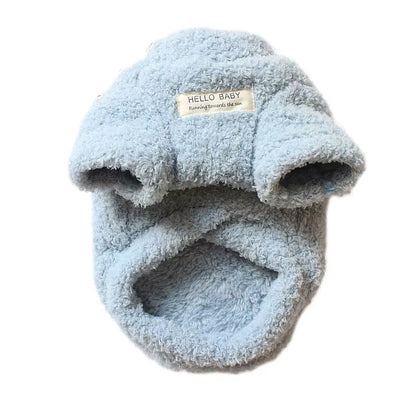 Plush Winter Dog Sweater - Warm and Soft Coat for Small to Medium Dogs and Cats, Ideal for Chihuahuas and Teddy Breeds